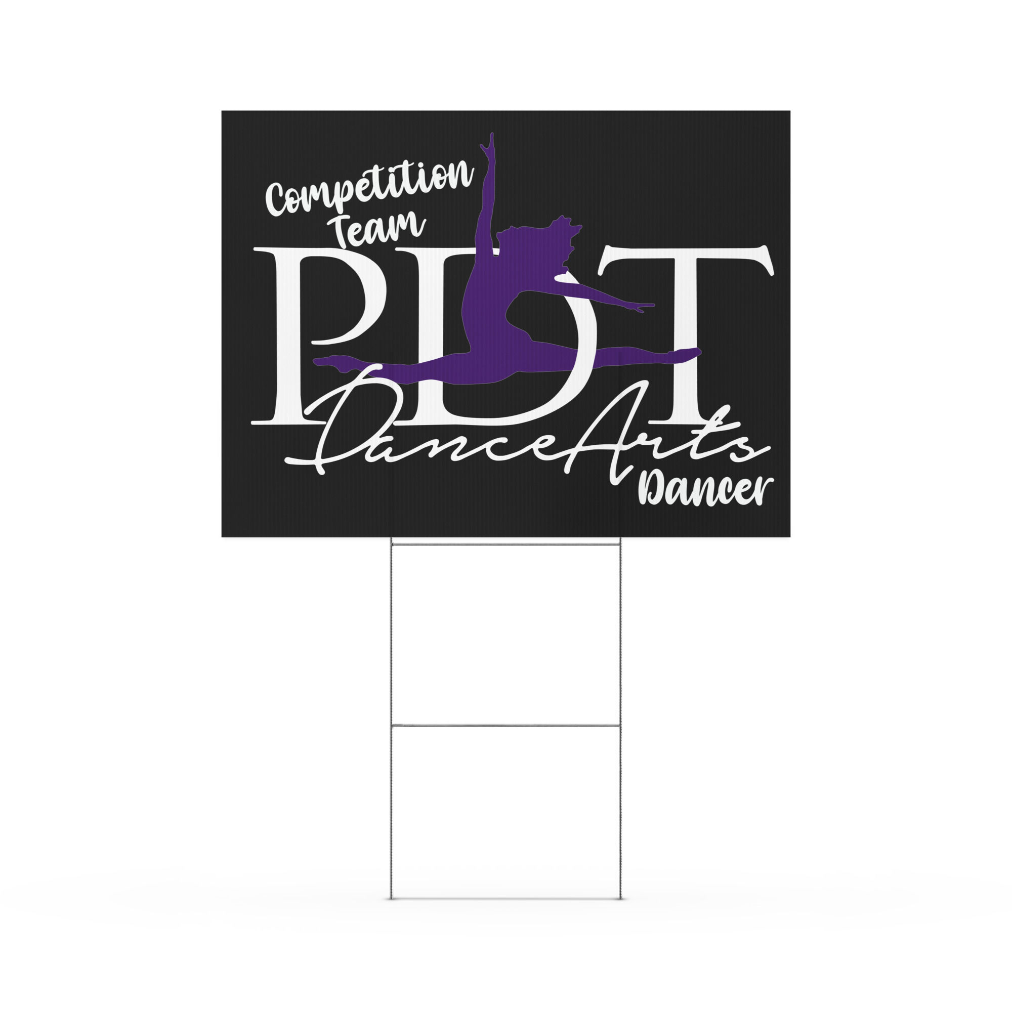 Competition Team Dancer Yard Sign