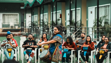 drum circle , corporate drum circlw, team-building, stress busting , college drum circle