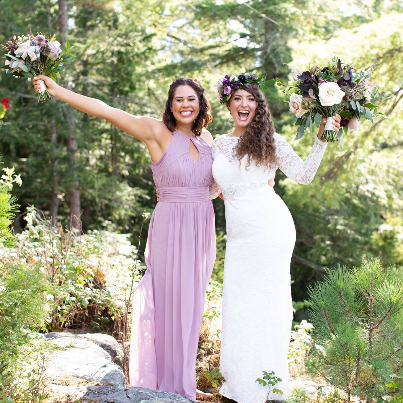 Bride & Bridesmaid
