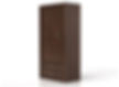 Brown wardrobe with drawers