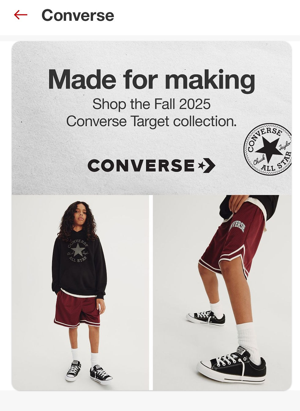 Converse Target