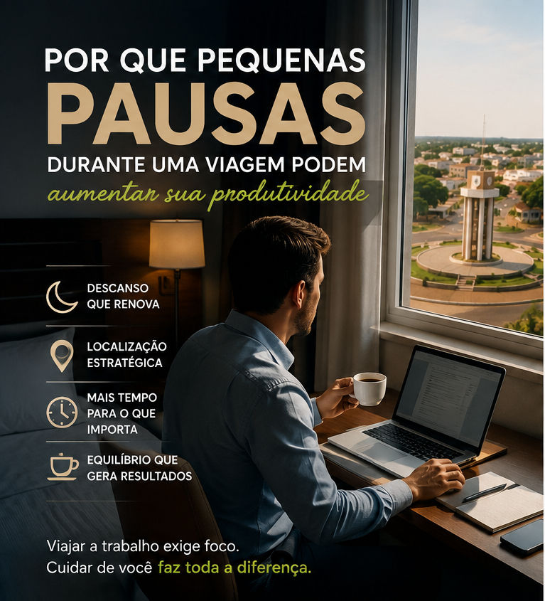 Por que pequenas pausas durante uma viagem podem aumentar sua produtividade
