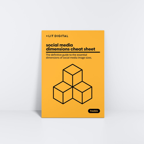 FREE Social Media Dimensions Cheat Sheet LIT DIGITAL INC