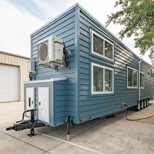 Thumbnail: This custom-built model is expertly placed on a 40-foot Movable Roots trailer