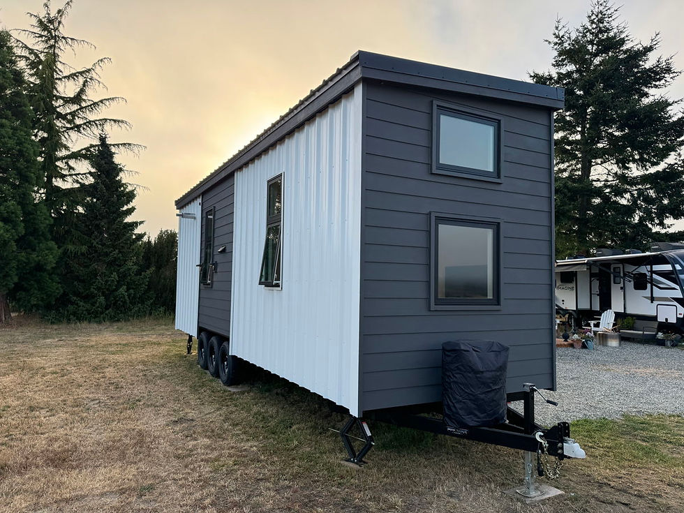 Thumbnail: Check out this new tiny house on wheels! It features a full kitchen