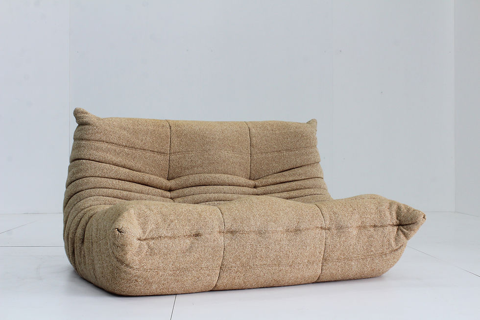 Thumbnail: Vintage Togo Ligne Roset sofa designed by Michel Ducaroy.