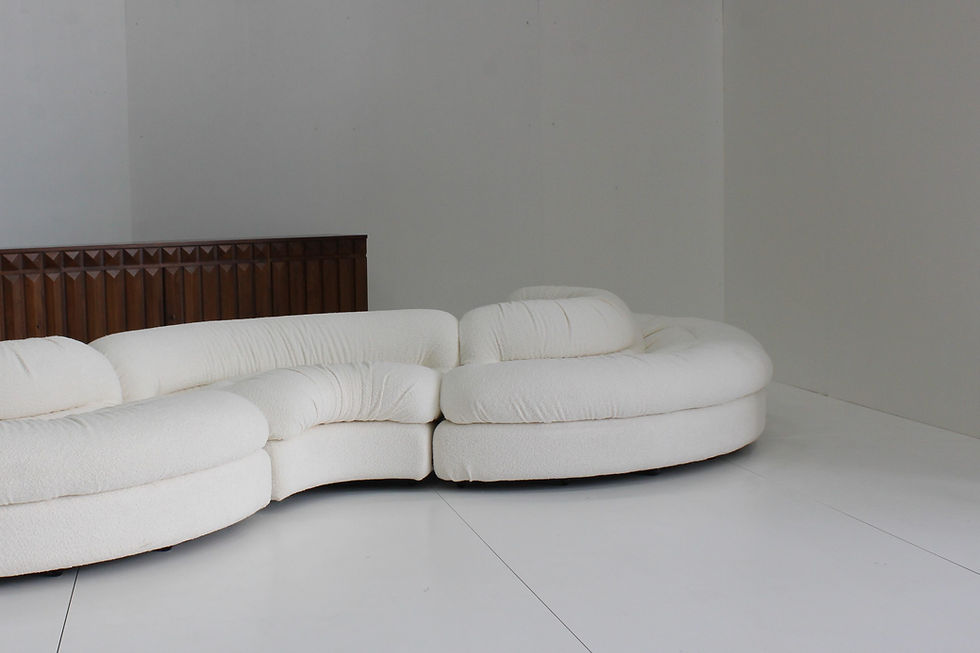 Thumbnail: Tittina Ammannati and Vitelli Giampiero for Rossi di Albizzate, 'Grandangolo' sectional sofa, Italy, design from 1969