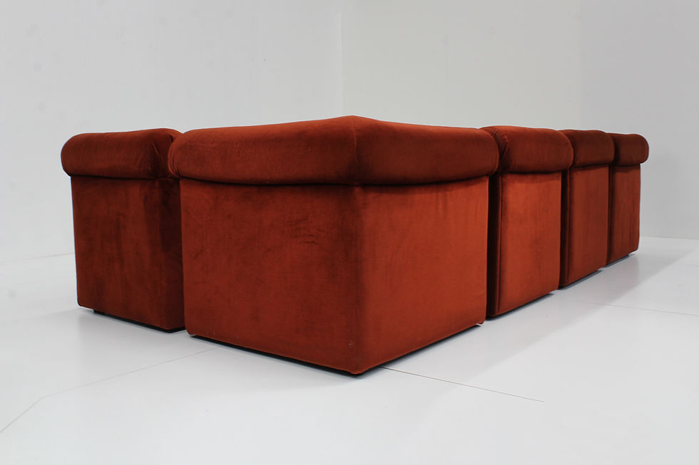 Thumbnail: Vintage Italiaanse Modulaire Sofa Doimo Salotti, 1970s