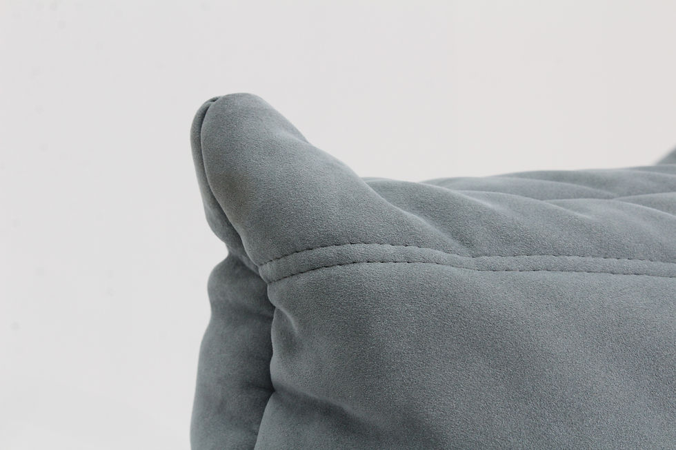 Thumbnail: Togo ligne Roset hoek grijs Alacantra - Michel Ducaroy