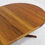 Thumbnail: Vintage Glostrup Danish round extendable dining table solid teak