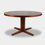 Thumbnail: Vintage deense ronde ovale uitschuifbare eettafel tafel teak