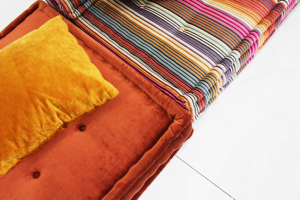 Thumbnail: Roche Bobois Mah Jong sofa Missoni design by Hans Hopfer