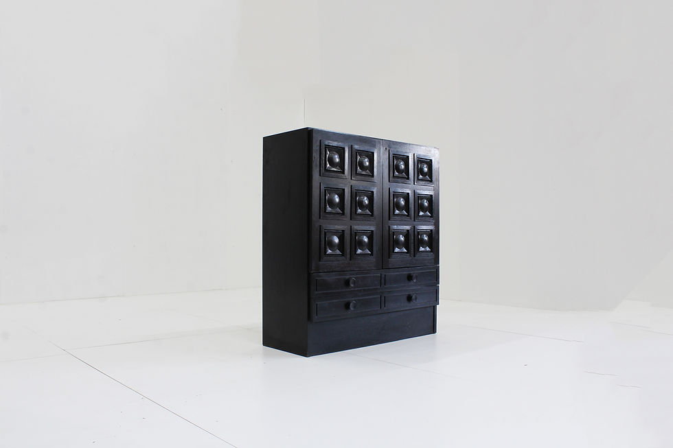 Thumbnail: Vintage brutalist bar kast/ credenza