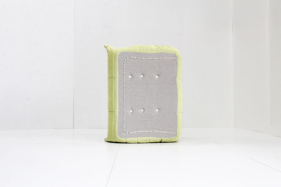 Thumbnail: Original Togo ligne Roset sofa by Michel Ducaroy Alcantara
