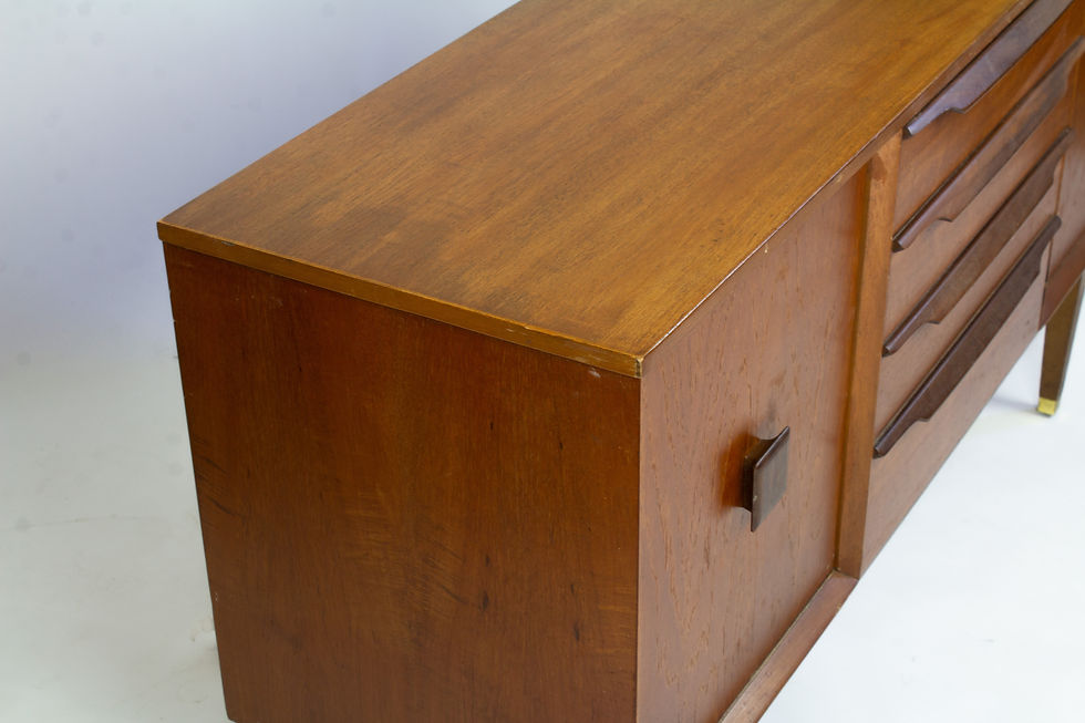 Thumbnail: Vintage mid century dressoir sideboard 60s