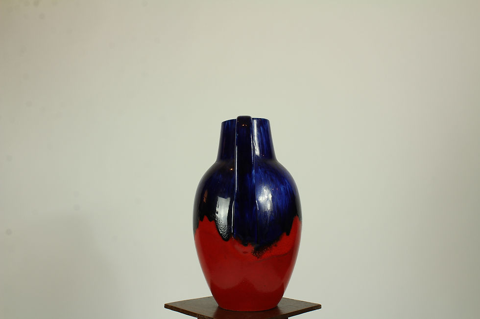 Thumbnail: Vintage vase blue/red