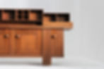 Thumbnail: Vintage sideboard by Silvio Coppola for Bernini walnut wood, 1960s