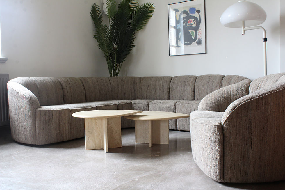 Thumbnail: Vintage design elementen bank zithoek walter knoll piccolino
