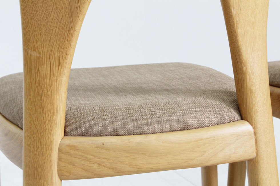 Thumbnail: Vintage Danish Dining Chairs by Niels Koefoed solid oak, 1960s, Set of 4