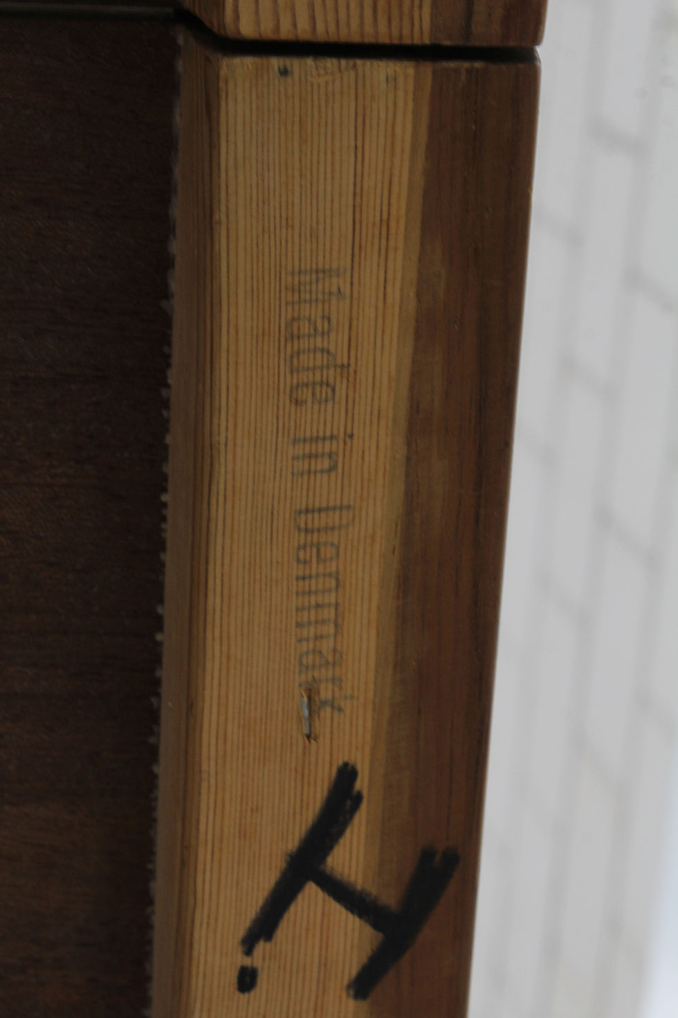 Thumbnail: Vintage deense ronde uitschuifbare eettafel tafel