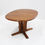Thumbnail: Vintage Dyrlund Danish oval extendable dining table solid teak