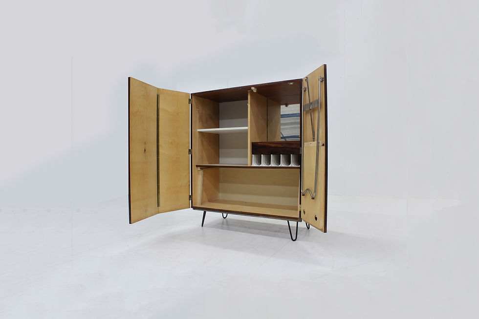 Thumbnail: Vintage rosewood bar cabinet