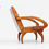 Thumbnail: Set Vintage Mid Century houten fauteuils