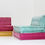 Thumbnail: Roche Bobois Mah Jong sofa Missoni design by Hans Hopfer ,set of 12