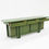 Thumbnail: Vintage Italian Sideboard from the 1960s, Italy. Wooden sideboard in unique green colour. Sculptural Italian design crafted i