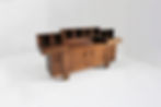 Thumbnail: Vintage sideboard by Silvio Coppola for Bernini walnut wood, 1960s