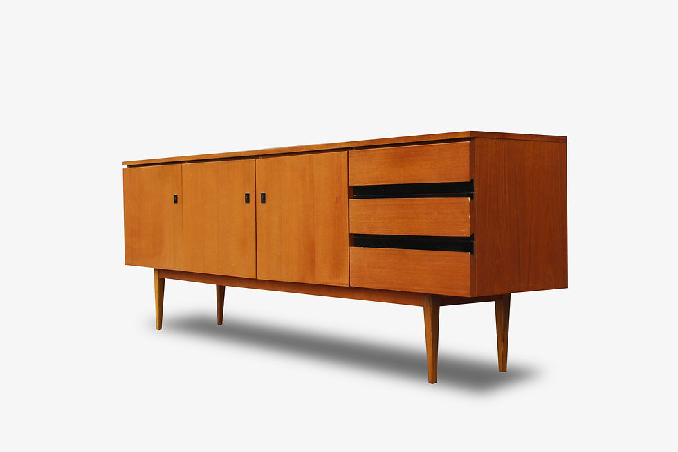 Thumbnail: Vintage groot sideboard dressoir jaren 60