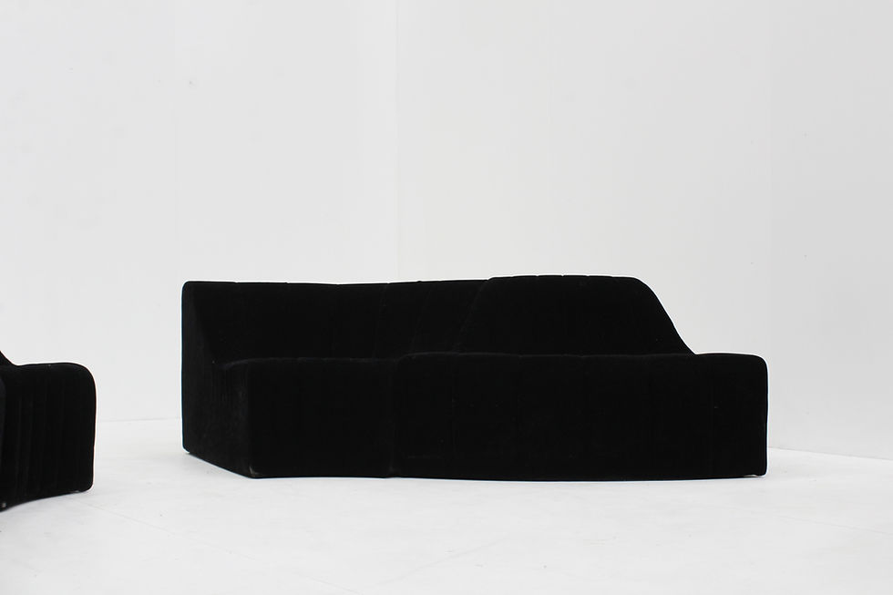 Thumbnail: Kwok Hoi Chan for Steiner Chromatic modular curved  sofa 1970s
