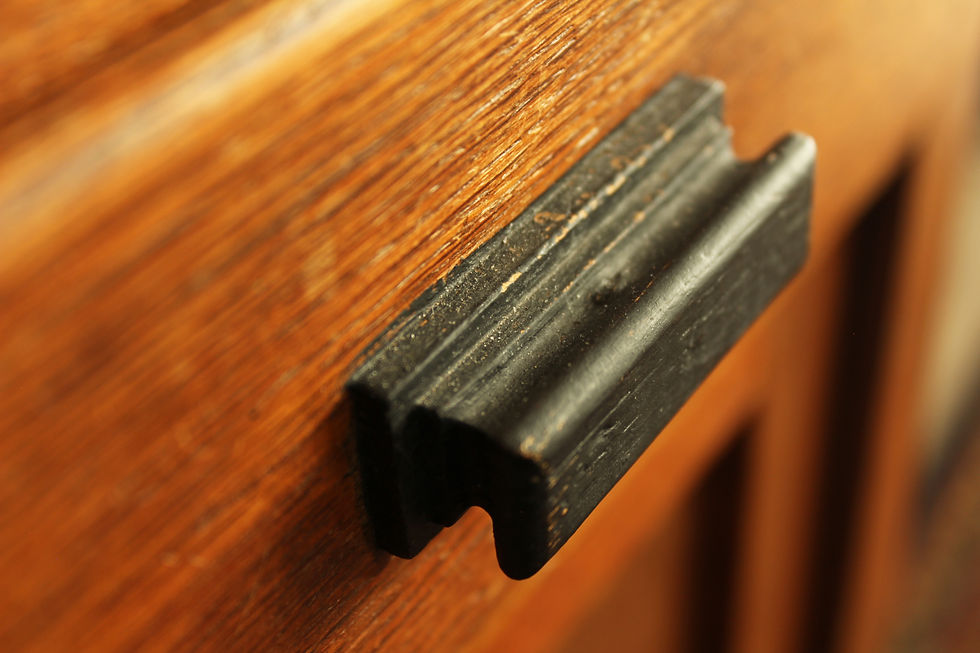 Thumbnail: Amsterdam school bedside table - 1930s