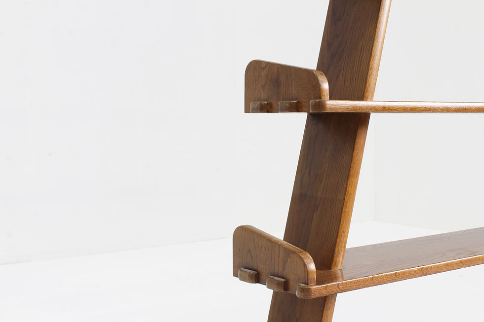 Thumbnail: Vintage Brutalist Pyramid shelving unit book case