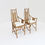 Thumbnail: Vintage Bamboo and Rattan Armchairs with Bouclé Cushions, 1970s , set of 2