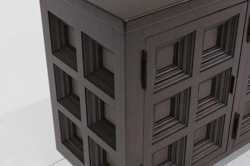 Thumbnail: Spanish Brutalist Sideboard in Solid Walnut