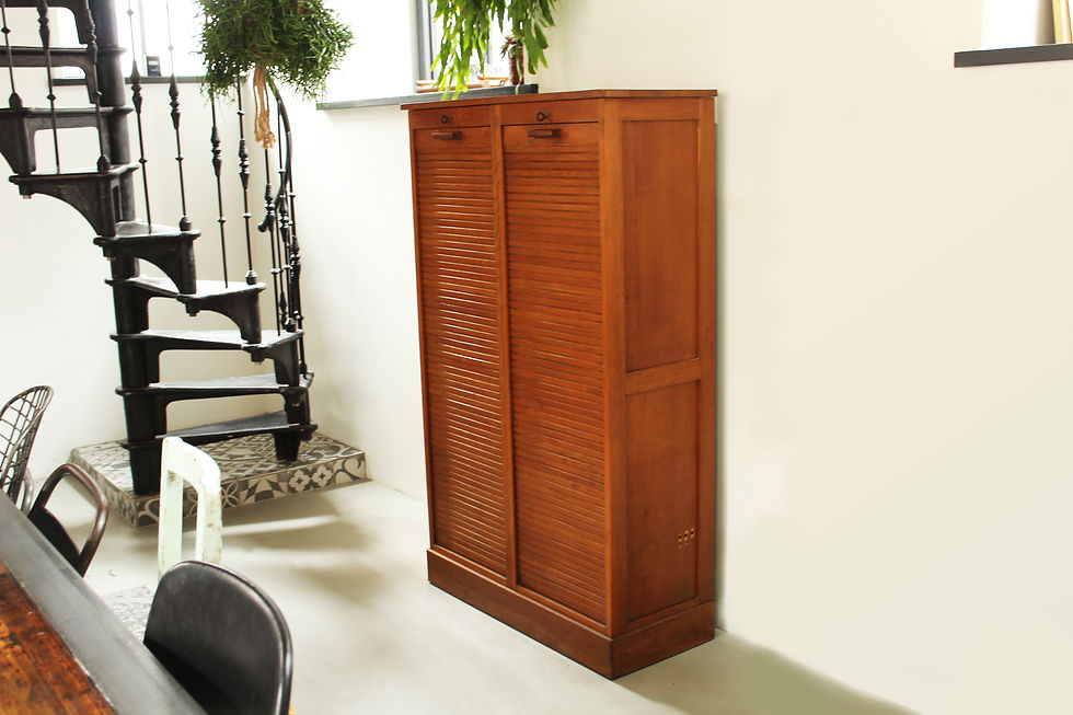 Jaren 30 Rolluikkast/ Archiefkast