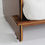 Thumbnail: Vintage Italian sofa wood and fabric 1970s