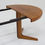 Thumbnail: Vintage Danish round extendable dining table 1960s