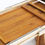 Thumbnail: Vintage Danish oval extendable dining table solid teak 1960s