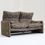 Thumbnail: Cassina Maralunga 2 seater by Vico Magistretti Jacquard Panther fabric