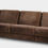 Thumbnail: Vintage modular elements couch sofa 70s mocha