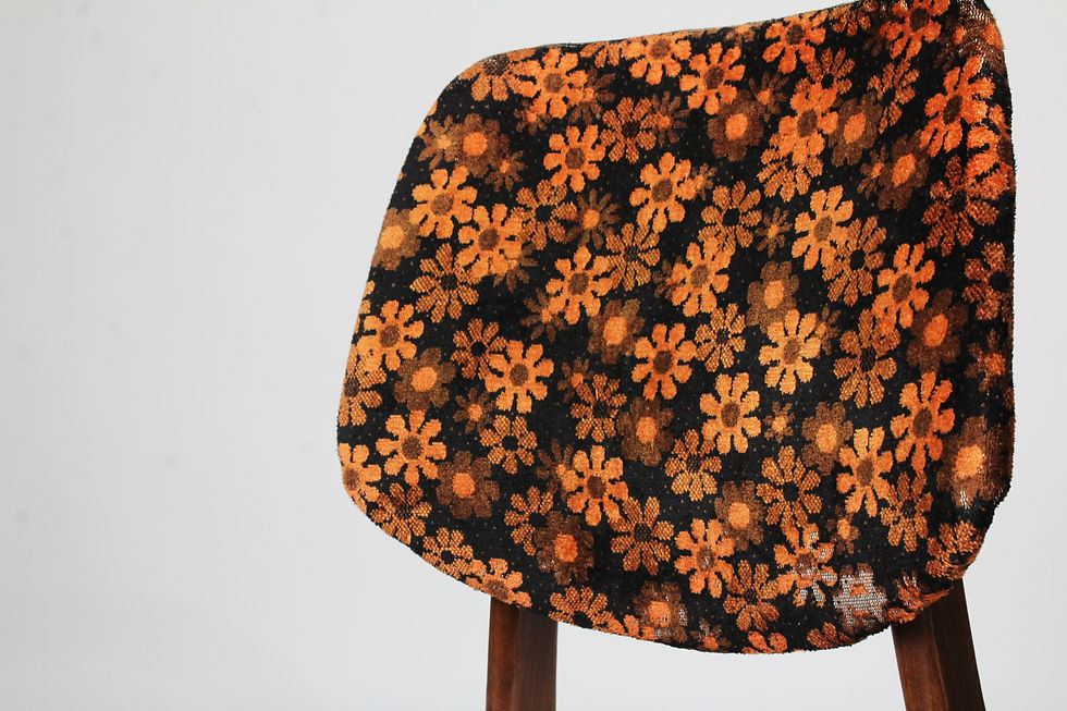 Thumbnail: Set van 2 vintage mid century eetkamer stoelen teak