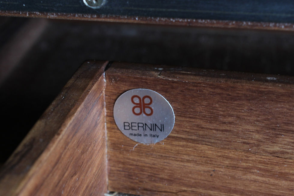 Thumbnail: Vintage sideboard by Silvio Coppola for Bernini walnut wood, 1960s