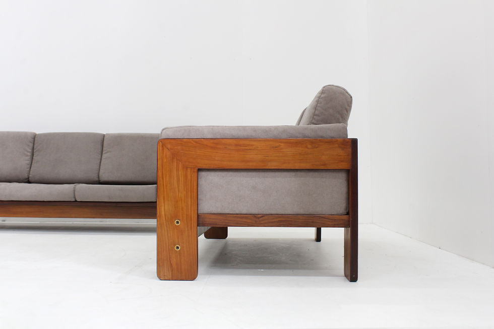 Thumbnail: Vintage Bastiano Sofa Set by Tobia Scarpa for Gavina 1970s set of 2