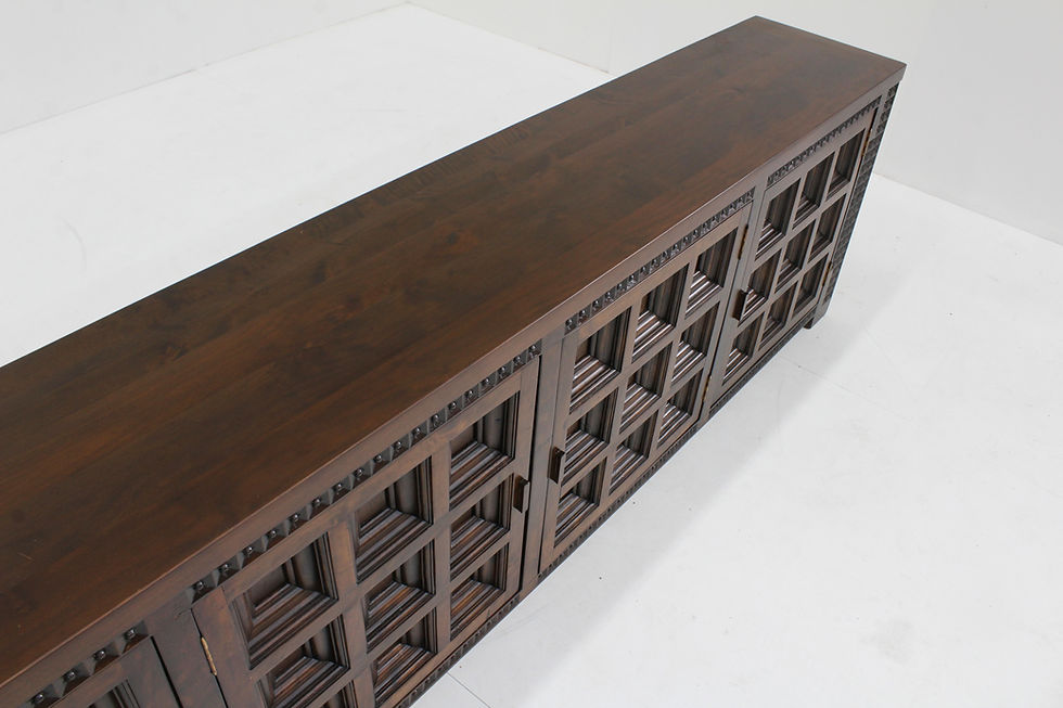 Thumbnail: Spanish Brutalist Sideboard solid wood