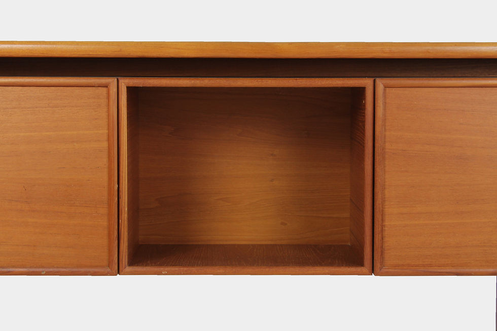 Thumbnail: Vintage Deens Bureau Teak ontworpen door Gasvig Mobler