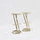 Thumbnail: Vintage Italian bar stools in brass , set of 2