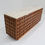 Thumbnail: Italiaans Brutalist Sideboard travertijn en hout