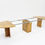 Thumbnail: Vintage large oval extendable dining table 1960s